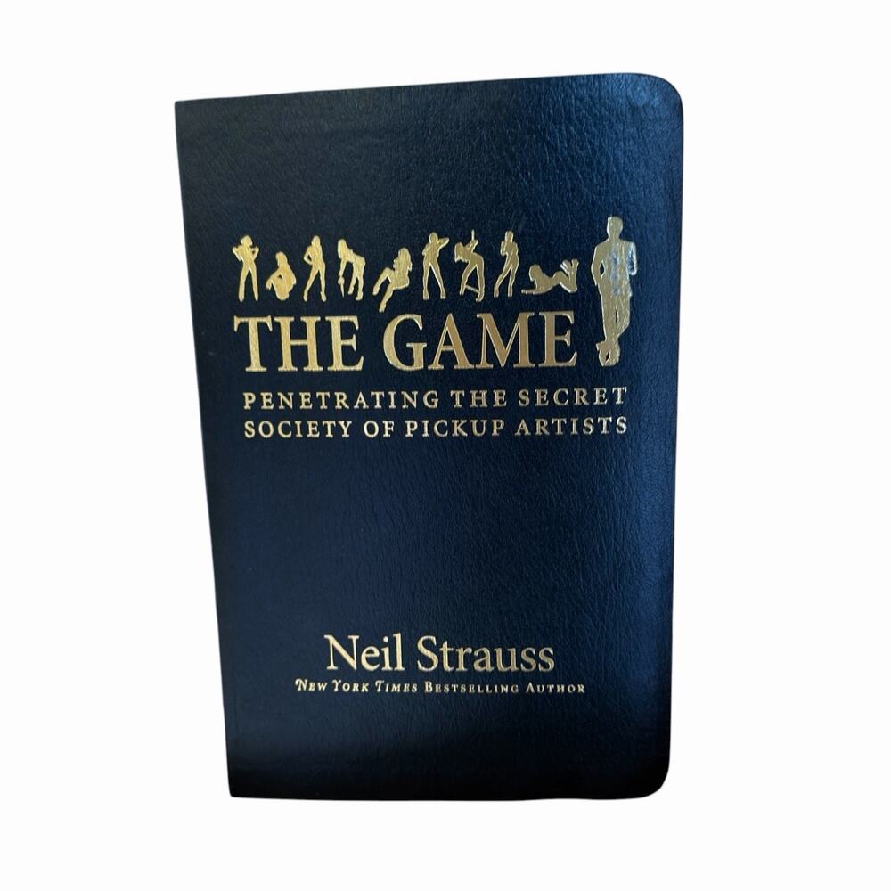 The Game Neil Strauss Hardcover First Edition PUA Pickup Artist Gold Edge Ribbon